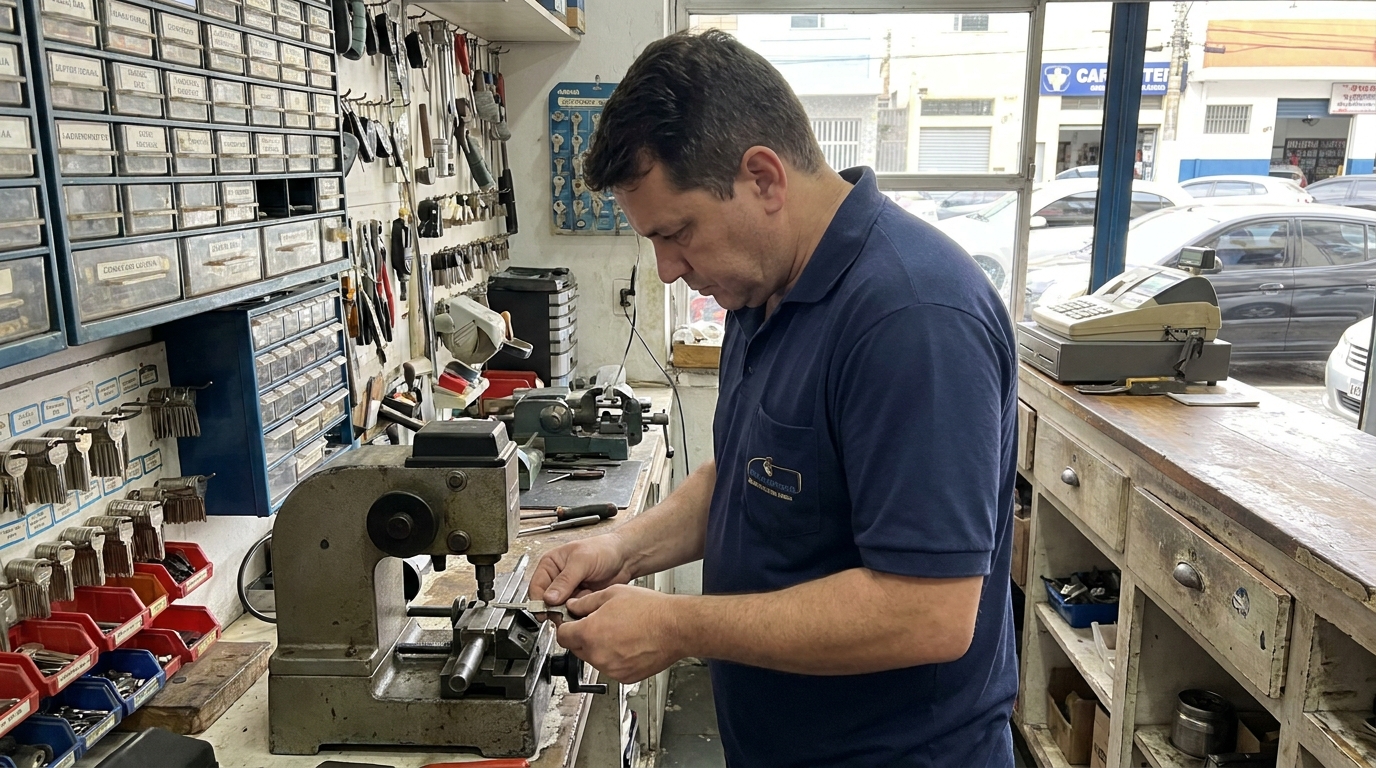 Confecção de Chave Automotiva profissional no Jardim do Cedro, Maringá‑PR
