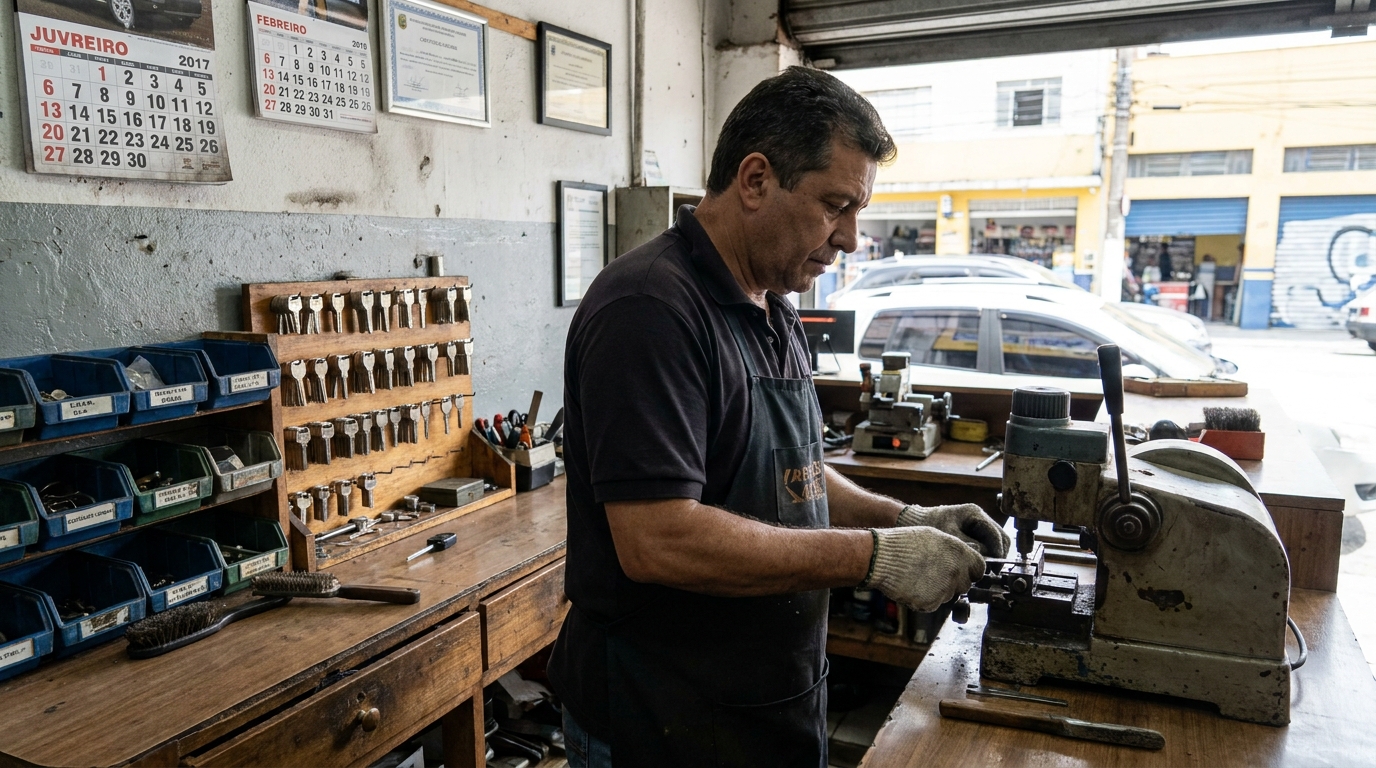 Confecção de Chave Automotiva perto de mim no Jardim do Cedro, Maringá‑PR