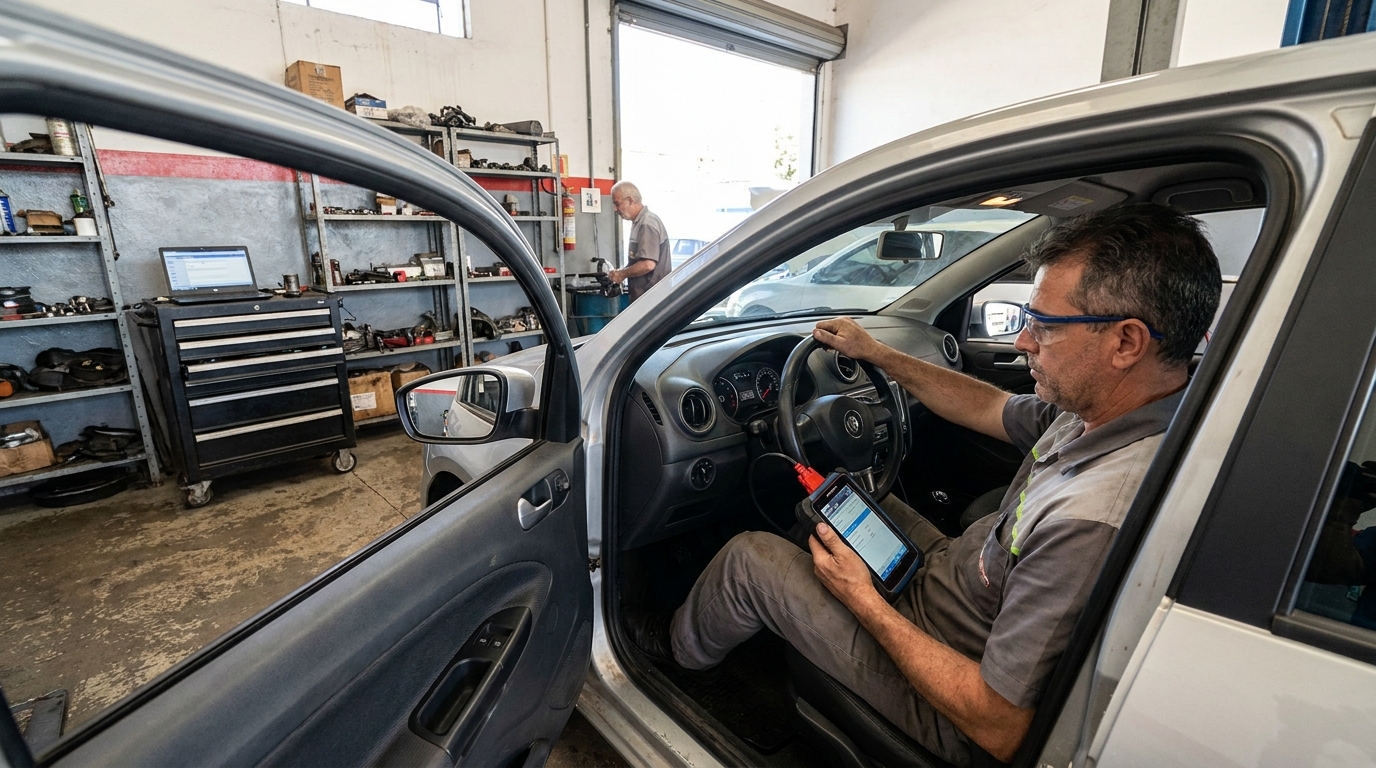 Reset de Airbag profissional na Cidade Jardim, Maringá‑PR